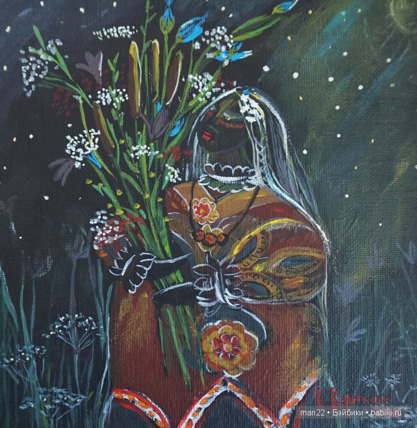 Интерьерные куколки из ткани Эйя и Чучи ручной работы (фото 9)