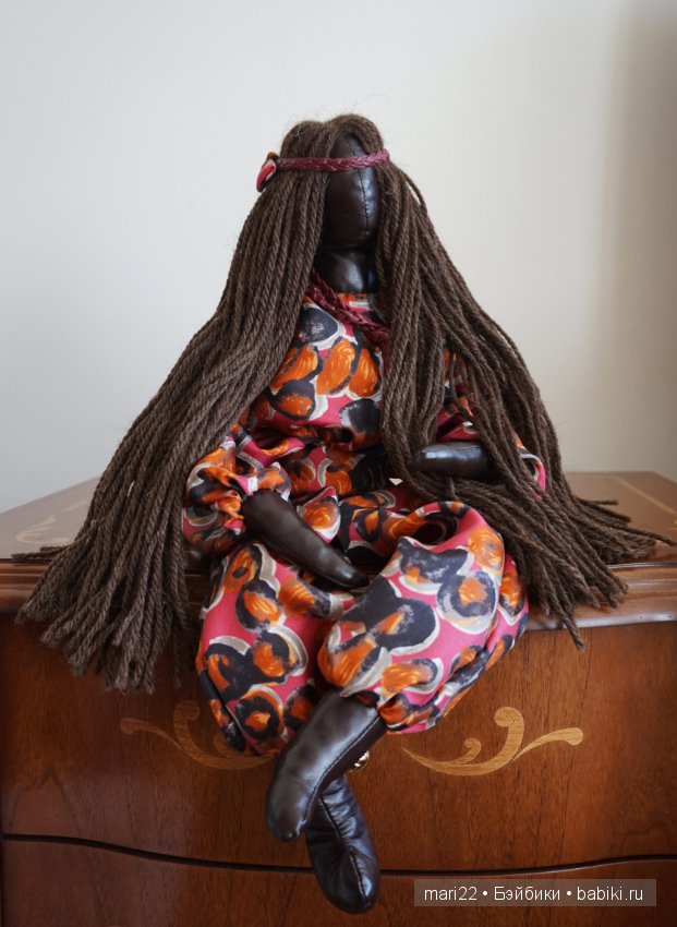 Интерьерные куколки из ткани Эйя и Чучи ручной работы