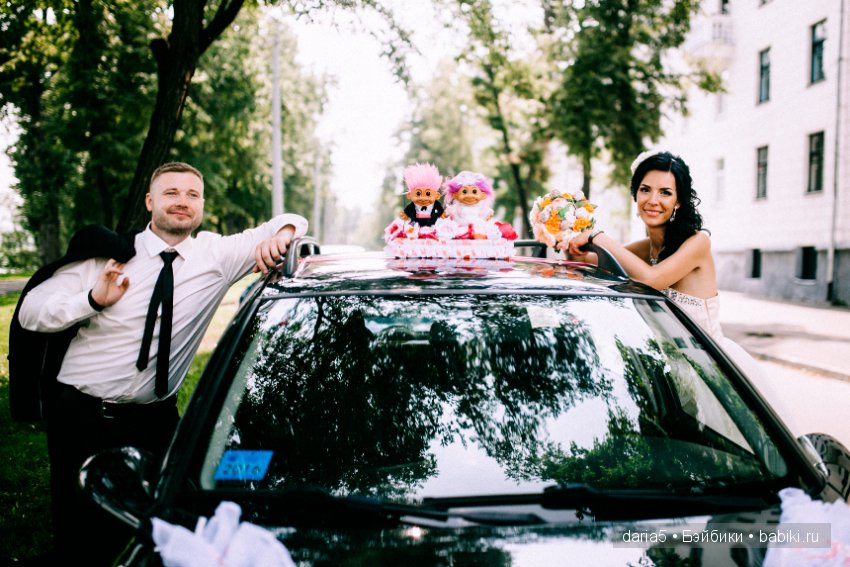 Тролли на свадьбе — Игрушки Тролли (Trolls): винтажные Dam и Russ (фото 6)