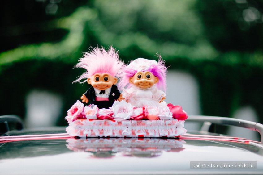 Тролли на свадьбе — Игрушки Тролли (Trolls): винтажные Dam и Russ (фото 4)