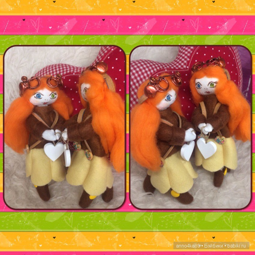 Продолжаю творить и придумывать новых куколок из ткани (фото 5)