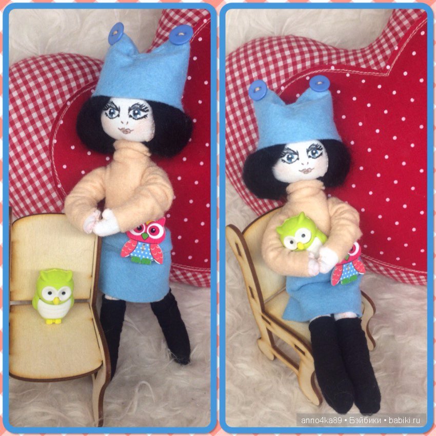 Продолжаю творить и придумывать новых куколок из ткани (фото 2)