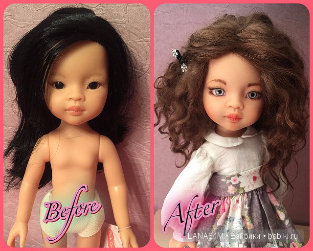 Моя первая "переделочка". ООАК Лиу Paola Reina (фото 9)