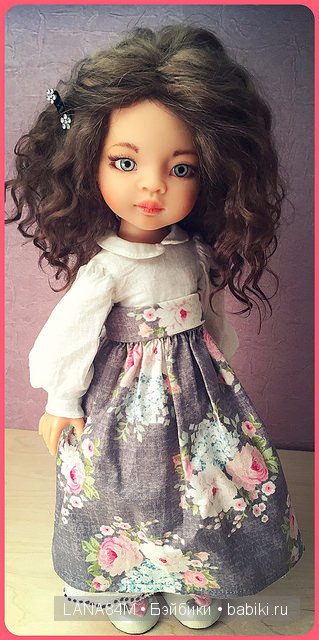 Моя первая "переделочка". ООАК Лиу Paola Reina (фото 2)