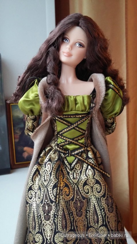 Barbie Museum Collection Leonardo Da Vinci. Mona lisa (фото 6)
