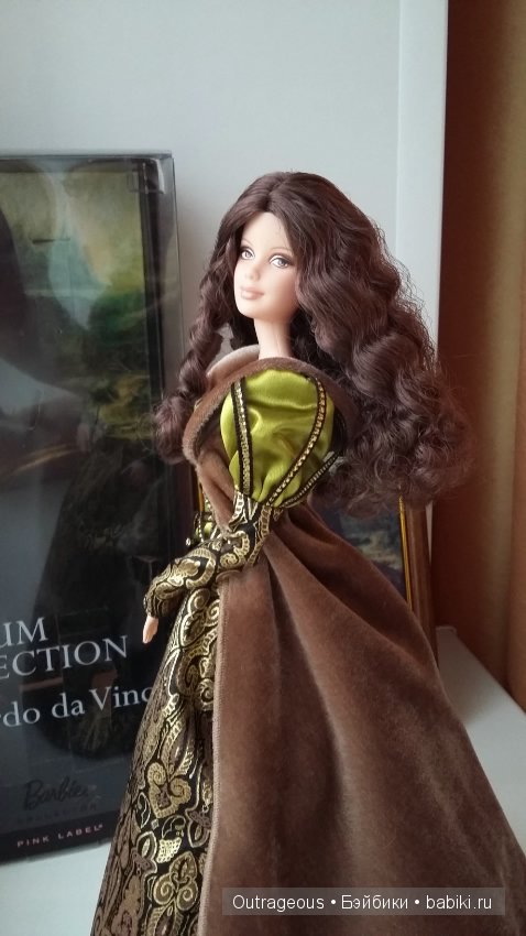 Barbie Museum Collection Leonardo Da Vinci. Mona lisa (фото 4)