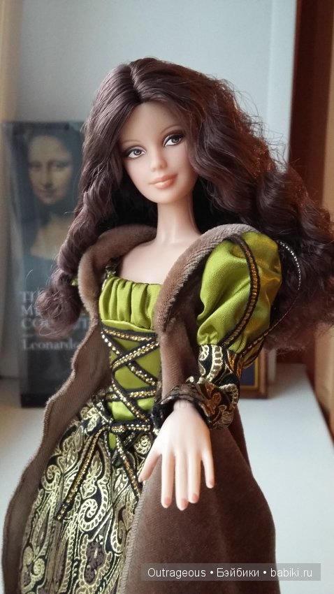 Barbie Museum Collection Leonardo Da Vinci. Mona lisa (фото 7)