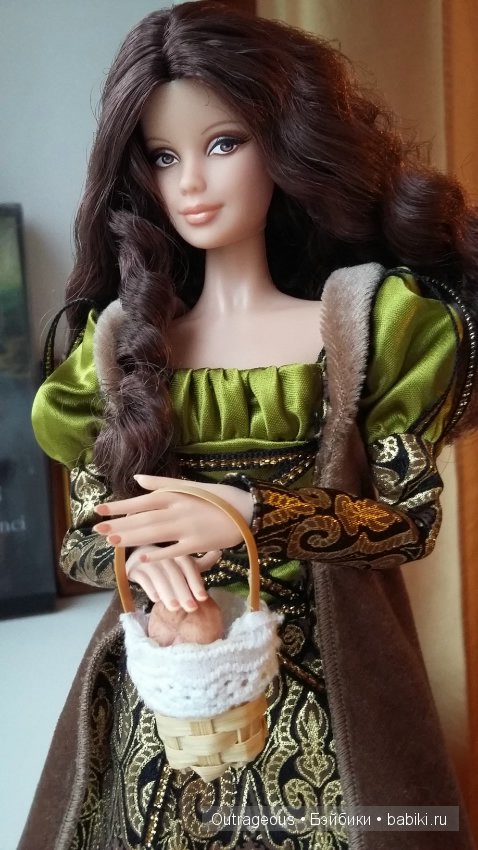 Barbie Museum Collection Leonardo Da Vinci. Mona lisa (фото 10)