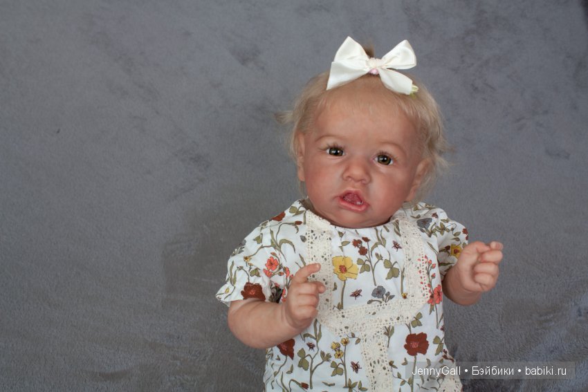 Saskia by Bonnie Brown, Reborn by Jenny Gall, Куклы Реборн Дженни Галль