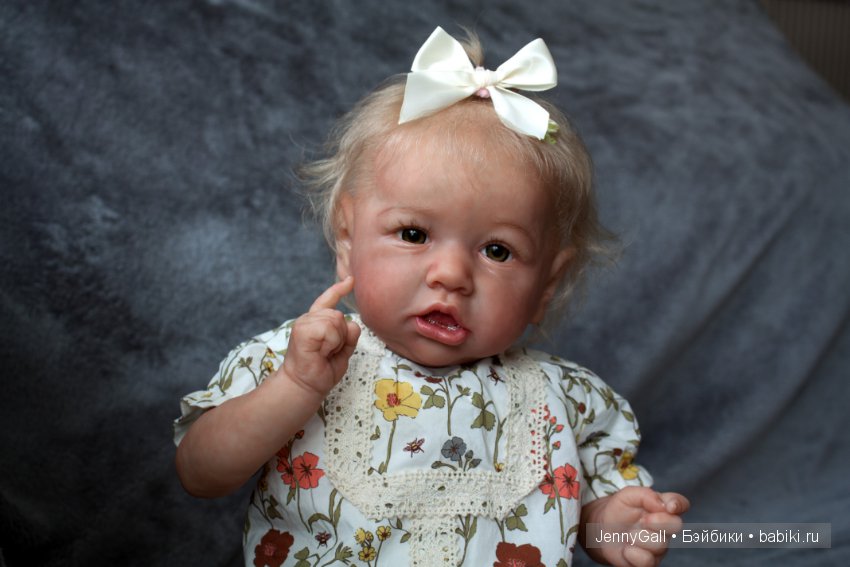 Saskia by Bonnie Brown, Reborn by Jenny Gall, Куклы Реборн Дженни Галль (фото 6)