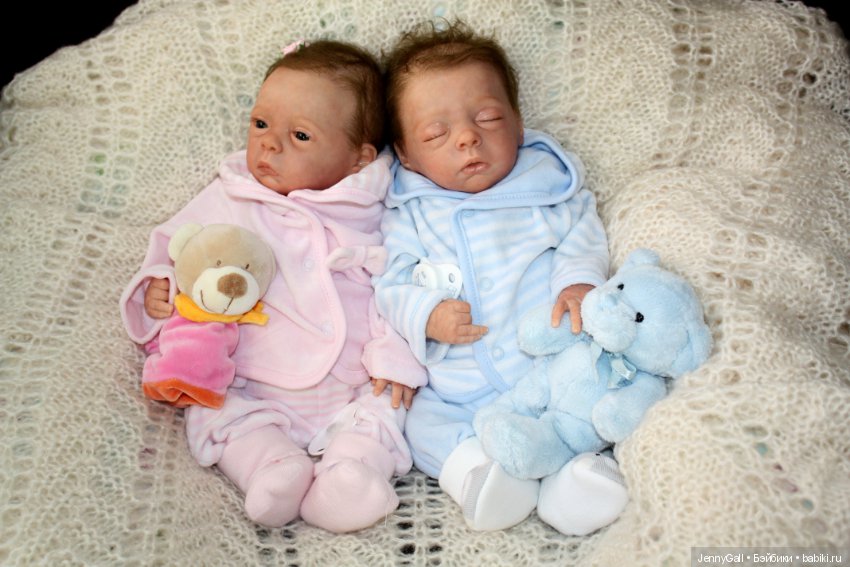 Julie & Mavie by Evelina Wosnjuk, Reborn by Jenny Gall, Куклы Реборн Дженни Галль (фото 5)