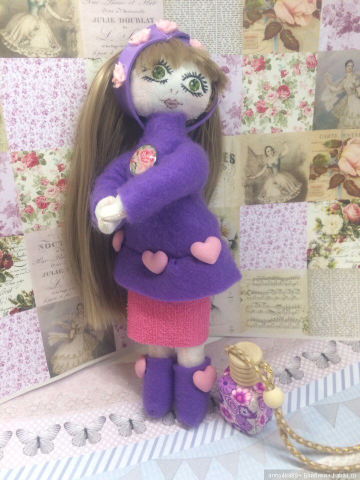 Текстильная кукла Юленька для любимой подружки (фото 5)