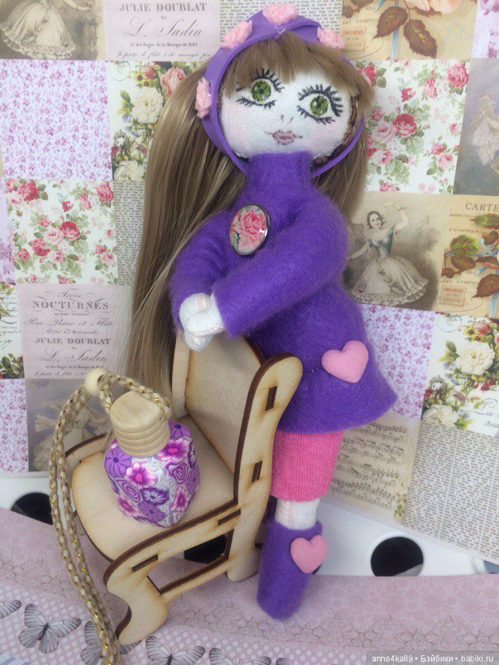Текстильная кукла Юленька для любимой подружки (фото 3)