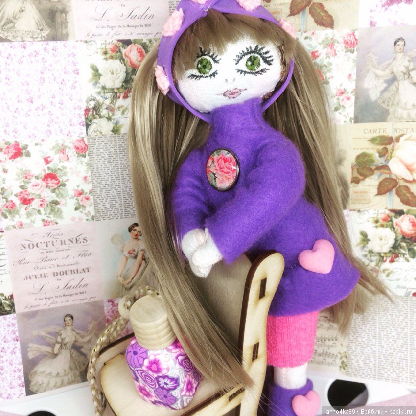 Текстильная кукла Юленька для любимой подружки