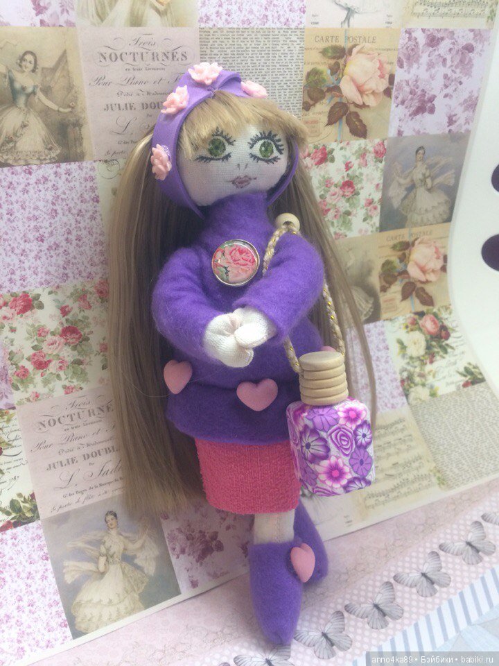 Текстильная кукла Юленька для любимой подружки (фото 2)