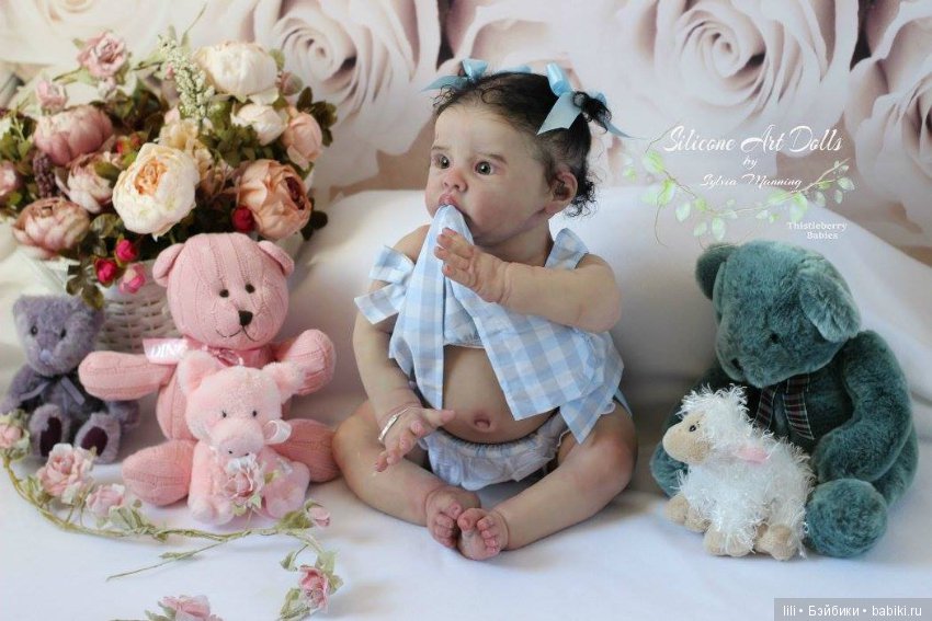 Силиконовая малышка Lilli-Marlaine от Sylvia Manning