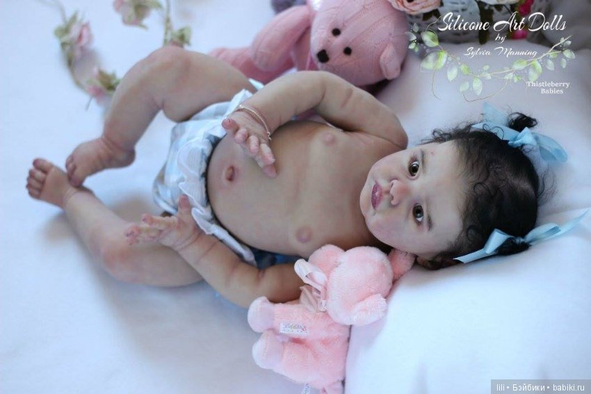 Силиконовая малышка Lilli-Marlaine от Sylvia Manning (фото 2)