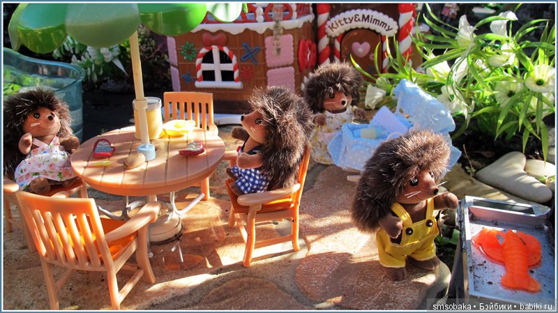 Дачка ёжиковой семейки — Винтажные куклы и игрушки детства: СССР