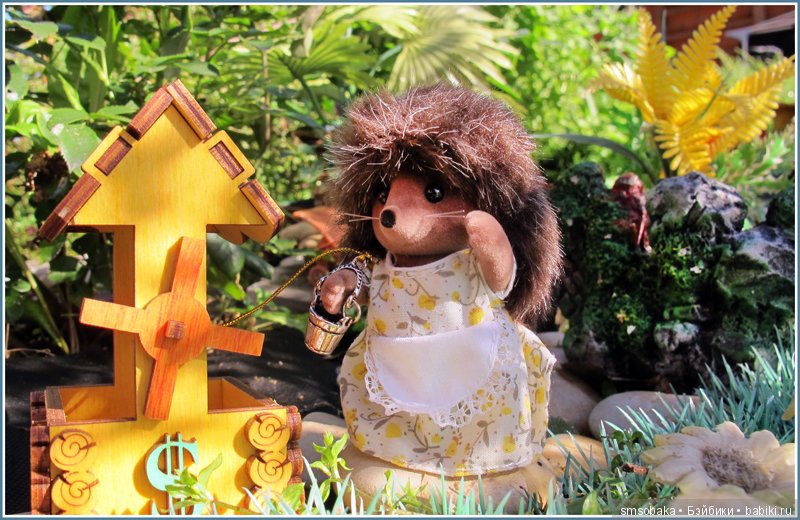 Дачка ёжиковой семейки — Винтажные куклы и игрушки детства: СССР (фото 3)