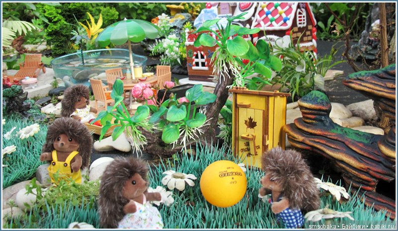 Дачка ёжиковой семейки — Винтажные куклы и игрушки детства: СССР
