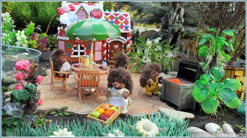 Дачка ёжиковой семейки — Винтажные куклы и игрушки детства: СССР