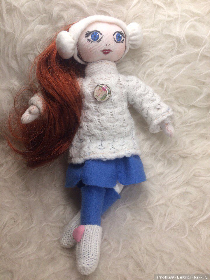 Ждет зиму и готовится к ней очередная текстильная красотка (фото 3)