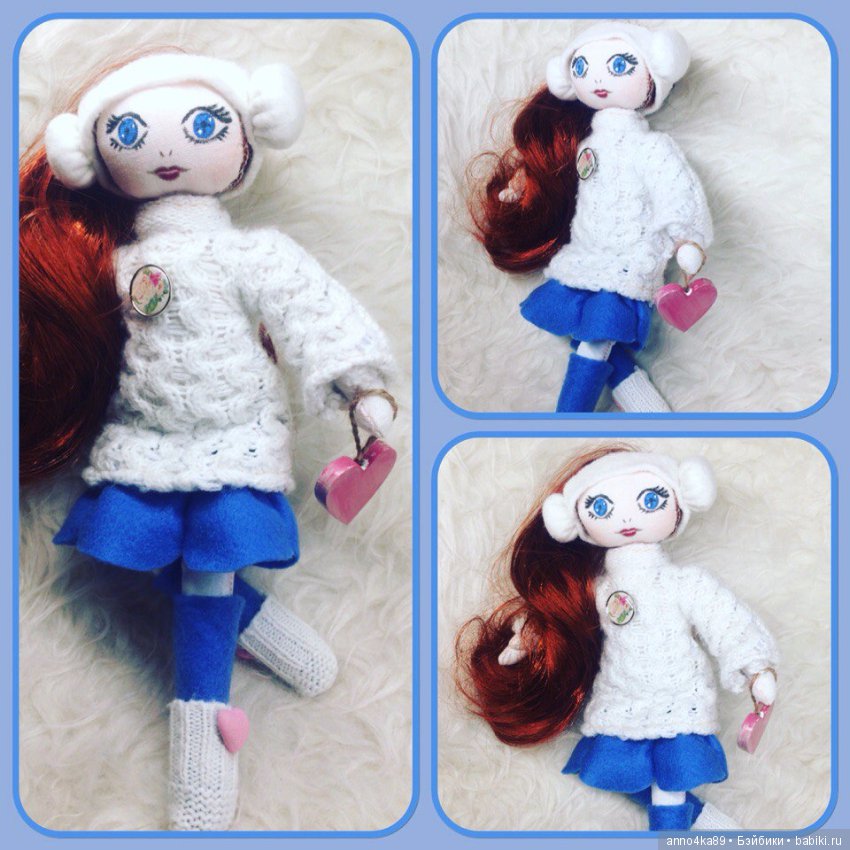 Ждет зиму и готовится к ней очередная текстильная красотка (фото 5)