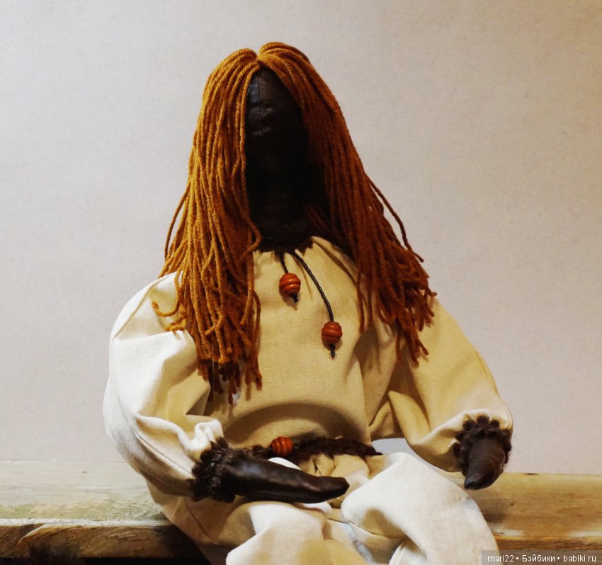 Рыжеволосая красавица Ника. Авторская кукла из ткани (фото 2)