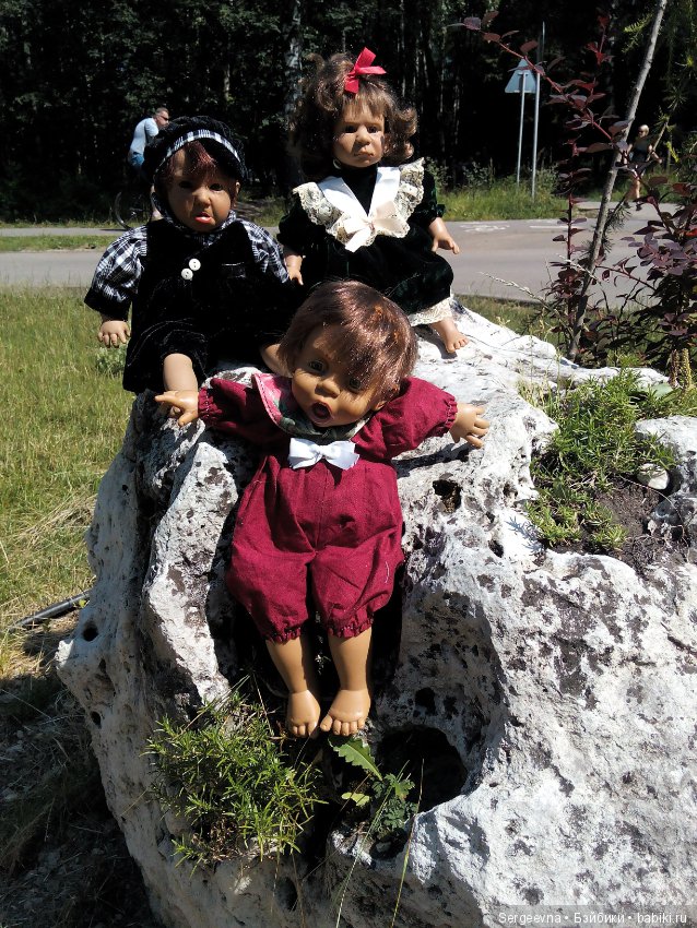 Характерные куклы. Летняя прогулка