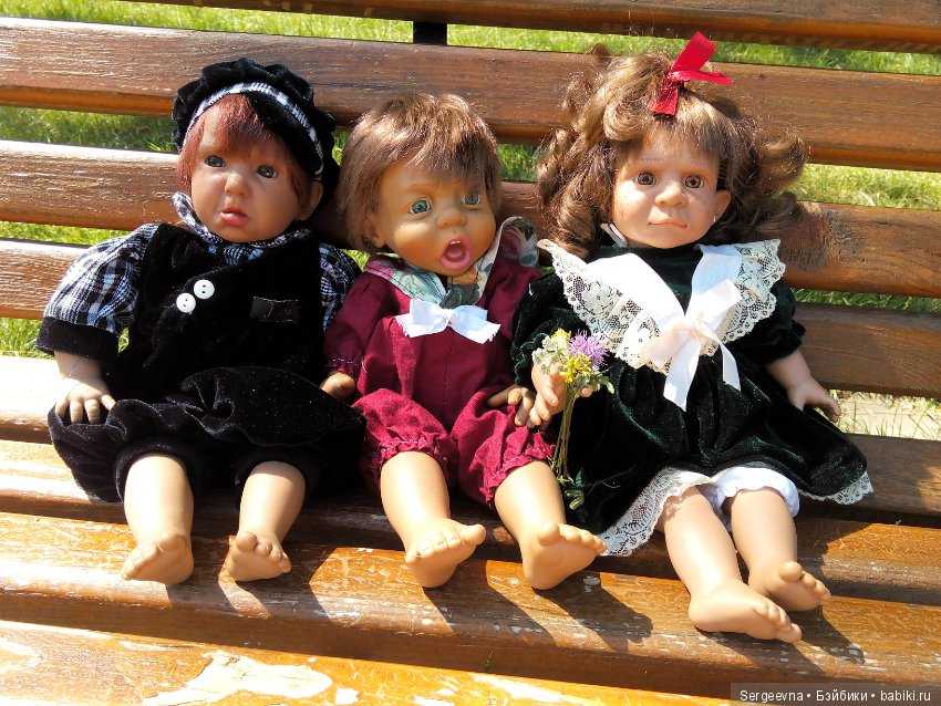 Характерные куклы. Летняя прогулка