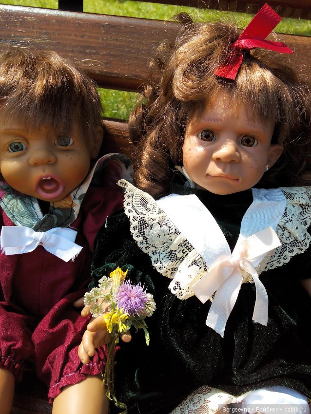 Характерные куклы. Летняя прогулка