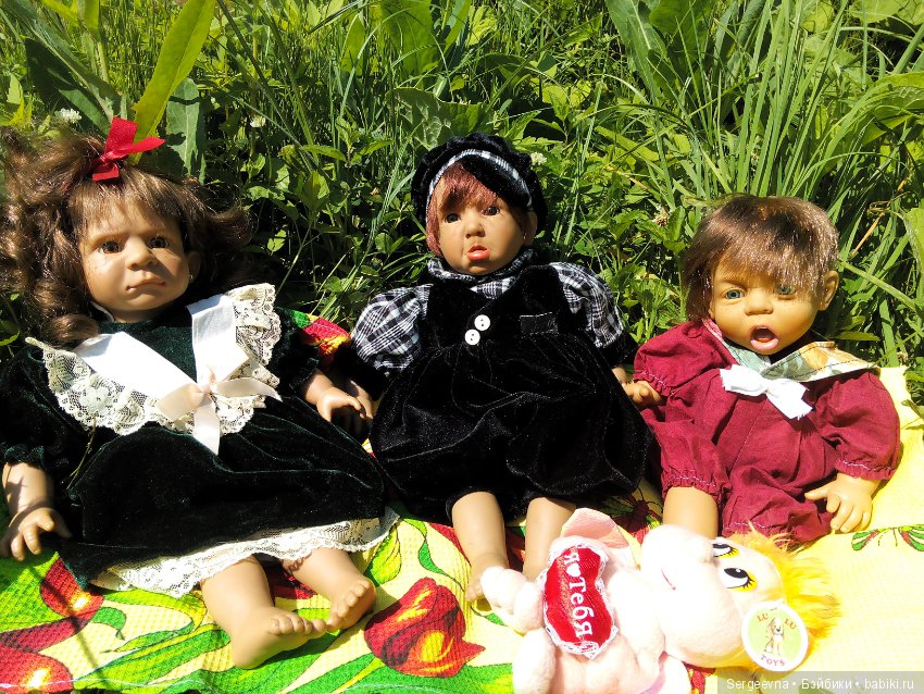 Характерные куклы. Летняя прогулка