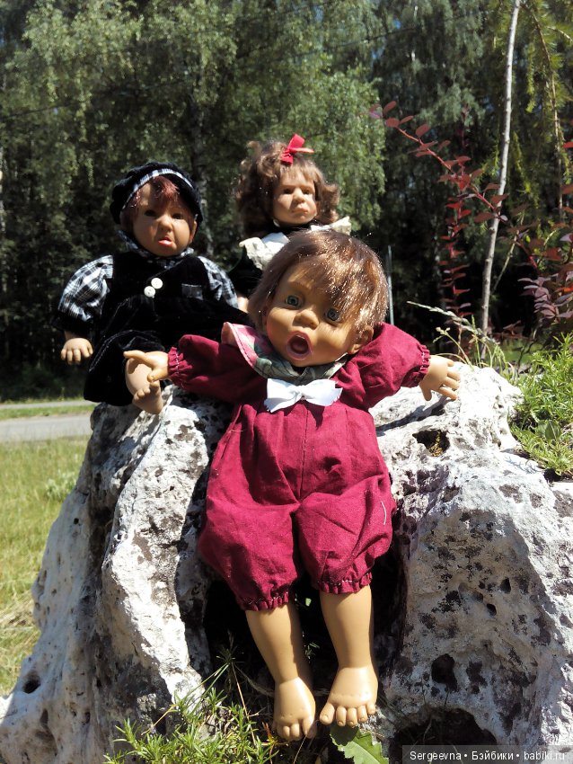 Характерные куклы. Летняя прогулка
