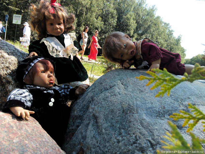 Характерные куклы. Летняя прогулка