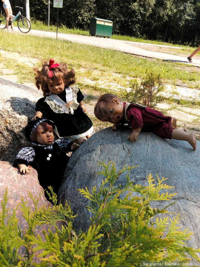 Характерные куклы. Летняя прогулка