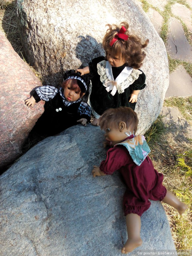 Характерные куклы. Летняя прогулка