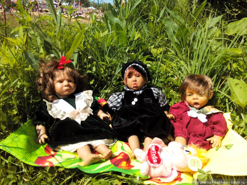 Характерные куклы. Летняя прогулка