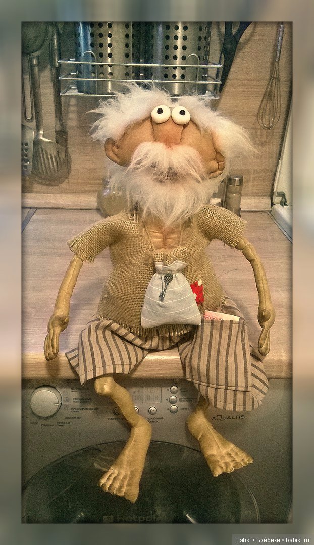 Домовой - кукла из капрона (фото 4)