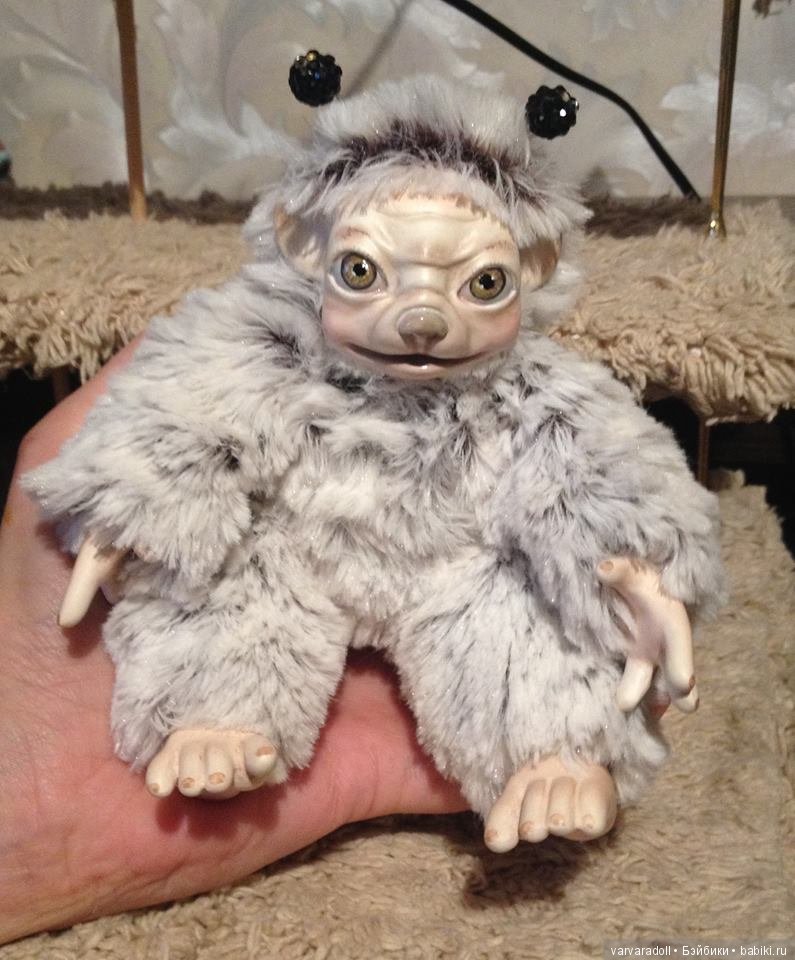 Что то новенькое — Игрушки в смешанной технике (мех и глина): Арт (фото 3)