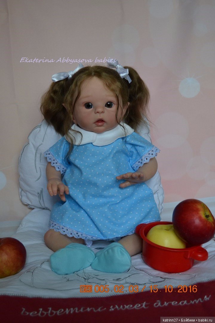Малышка Лия, молд Luna- в завершенном образе. Ekaterina Abbyasova babies (фото 2)