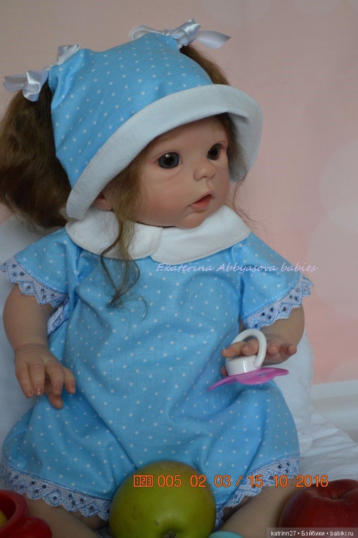 Малышка Лия, молд Luna- в завершенном образе. Ekaterina Abbyasova babies