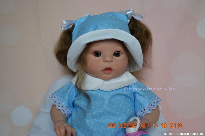 Малышка Лия, молд Luna- в завершенном образе. Ekaterina Abbyasova babies