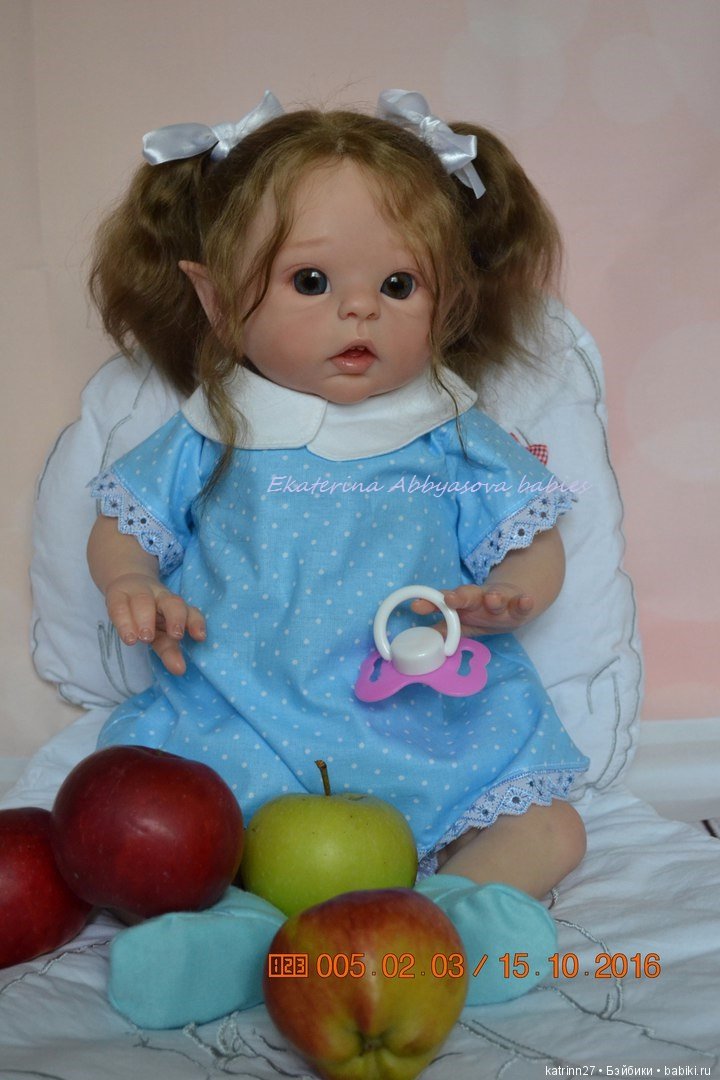 Малышка Лия, молд Luna- в завершенном образе. Ekaterina Abbyasova babies
