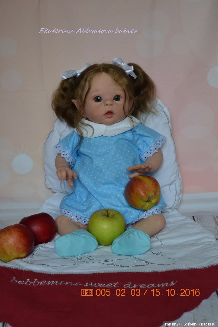 Малышка Лия, молд Luna- в завершенном образе. Ekaterina Abbyasova babies (фото 6)