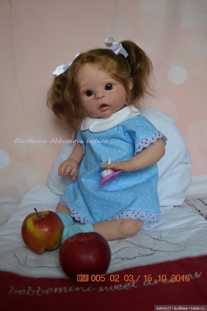 Малышка Лия, молд Luna- в завершенном образе. Ekaterina Abbyasova babies