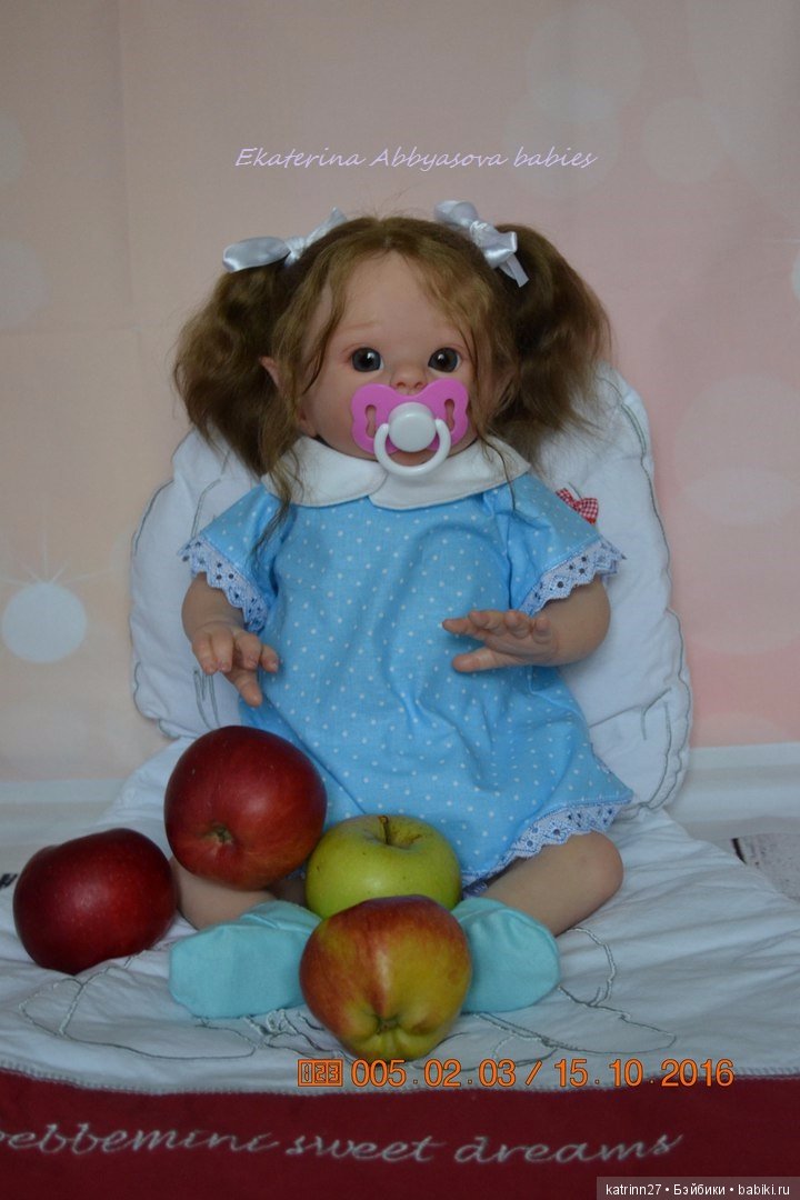 Малышка Лия, молд Luna- в завершенном образе. Ekaterina Abbyasova babies