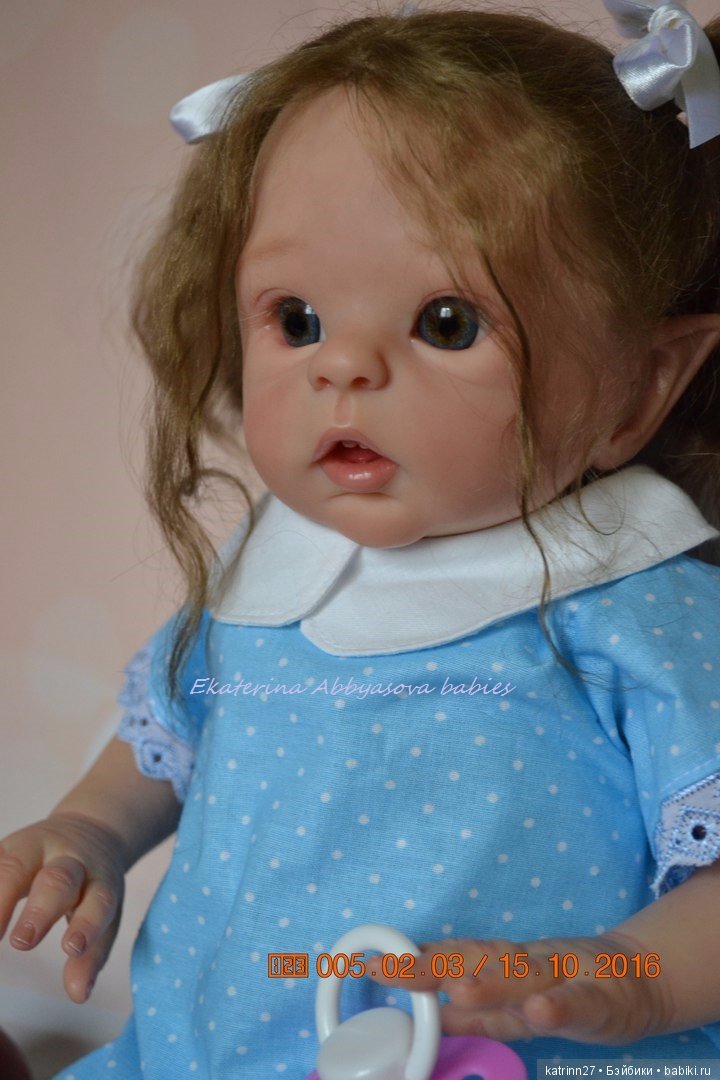 Малышка Лия, молд Luna- в завершенном образе. Ekaterina Abbyasova babies