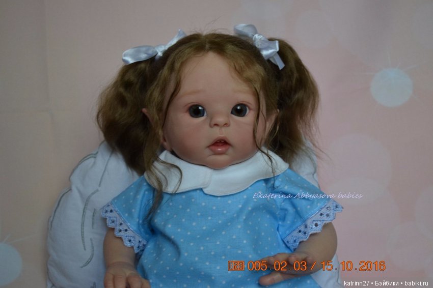 Малышка Лия, молд Luna- в завершенном образе. Ekaterina Abbyasova babies