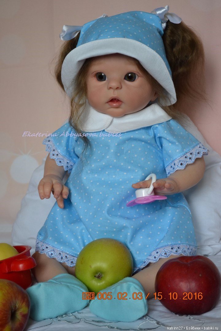 Малышка Лия, молд Luna- в завершенном образе. Ekaterina Abbyasova babies