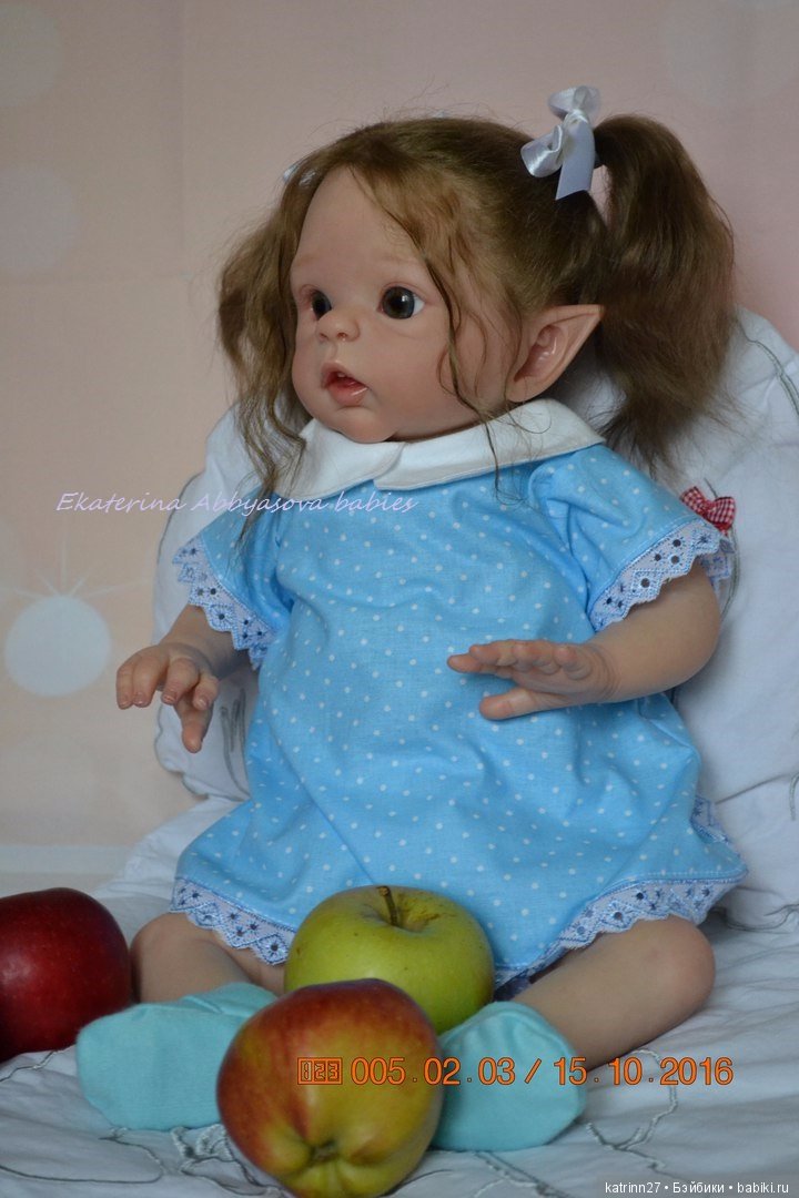 Малышка Лия, молд Luna- в завершенном образе. Ekaterina Abbyasova babies (фото 7)